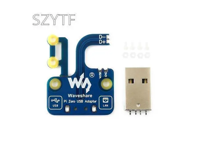 Alt view image 4 of 5 - Raspberry Pi Zero W Micro USB to type A USB adapter board Expansion board USB power supply