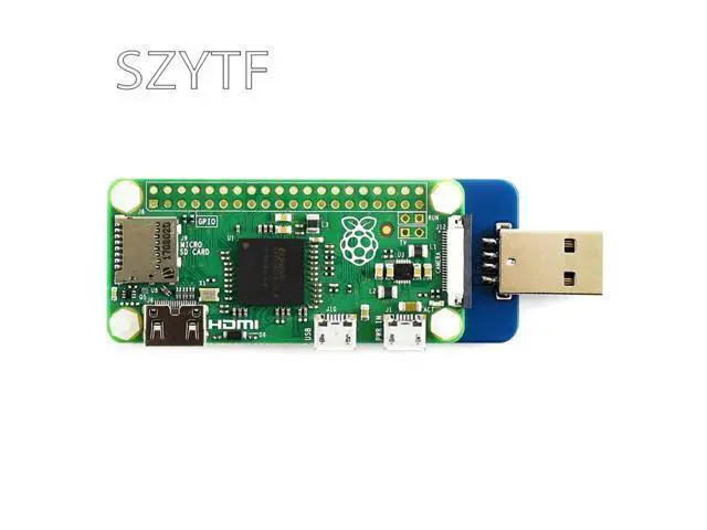 Alt view image 5 of 5 - Raspberry Pi Zero W Micro USB to type A USB adapter board Expansion board USB power supply