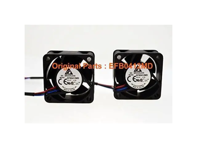 Alt view image 2 of 2 - fans for dell powerconnect 3424, 3448, 3524, 3548 2 x efb0412md fan