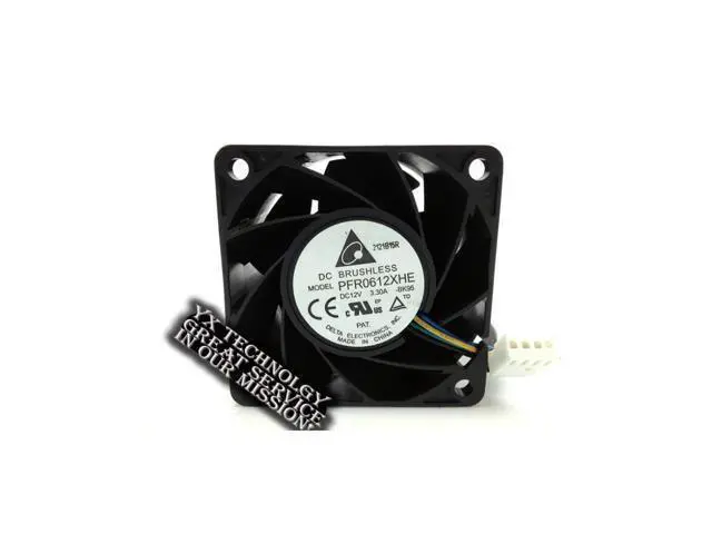 Alt view image 4 of 6 - Delta New 6038 6cm violent winds of the super fans support PWM 3.3A 12V PFR0612XHE 60*60*38mm