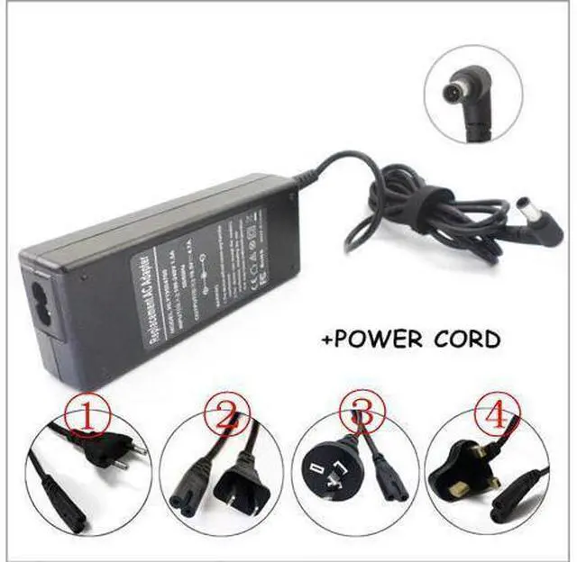 Main image of Laptop Power Charger Supply Cord 90W 19.5V AC Adapter For Sony Vaio PCG-71C11L PCG-791L PCG-FR215H VGN-NR240E VGN-NR460E/L