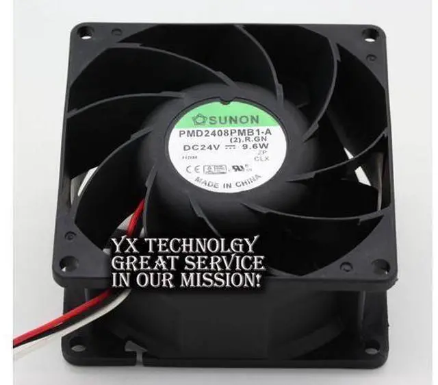 Alt view image 6 of 6 - SUNON 80*80*38mm 3-wire PMD2408PMB1-A (2).GN 8CM 8038 24V 9.6W wire