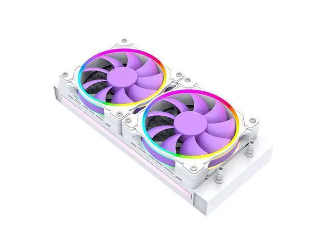 Alt view image 2 of 4 - ID-COOLING ZF-12025-PURPLE Case Fan 120mm 5V 3 PIN Addressable RGB Cooling Fan MB Sync, 4 PIN PWM Speed Control Fans for Radiator/CPU Cooler/Computer Case Purple 1pc