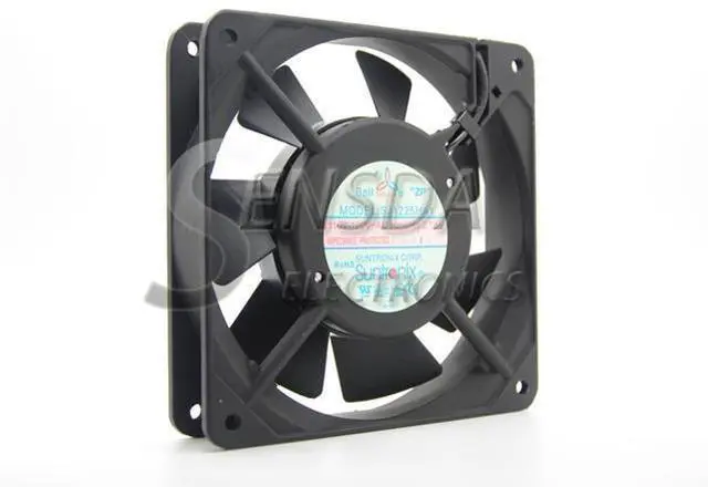 Main image of 12cm case cooler cooling fan Suntronix SJ1225HA1 12025 1225 120*120*25 120mm 110V 120V 50/60HZ 0.18A Axial fan