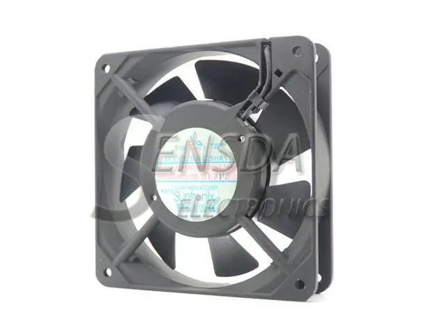 Alt view image 3 of 7 - 12cm case cooler cooling fan Suntronix SJ1225HA1 12025 1225 120*120*25 120mm 110V 120V 50/60HZ 0.18A Axial fan