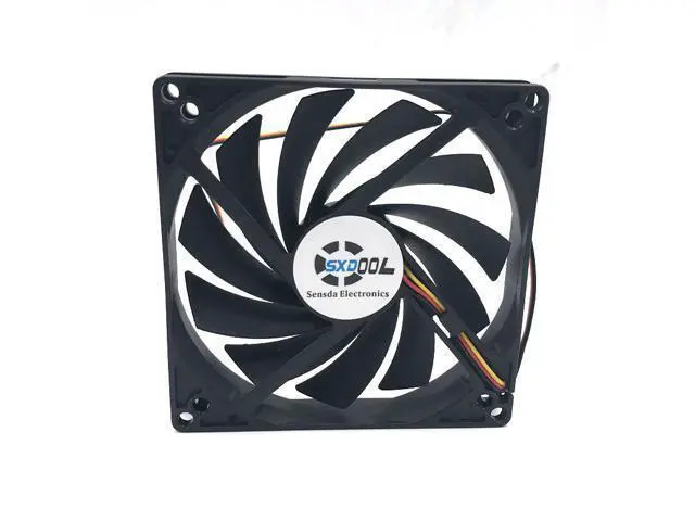 Alt view image 2 of 4 - SXDOOL 100mm, 10cm fan, Single fan, Ultra-Thin, Washable, super mute, power supply, computer Case cooler