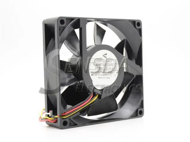 Main image of 9CM case cooler Melco MMF-09C24TS YM4 9025 DC 24V 0.2A ABB PLC Fan Server Cooling Fan