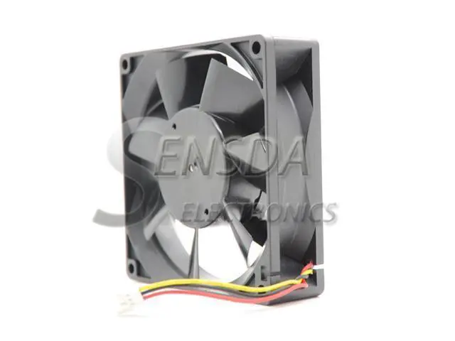 Alt view image 4 of 6 - 9CM case cooler Melco MMF-09C24TS YM4 9025 DC 24V 0.2A ABB PLC Fan Server Cooling Fan