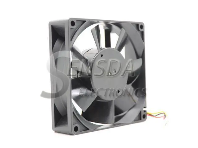 Alt view image 5 of 6 - 9CM case cooler Melco MMF-09C24TS YM4 9025 DC 24V 0.2A ABB PLC Fan Server Cooling Fan