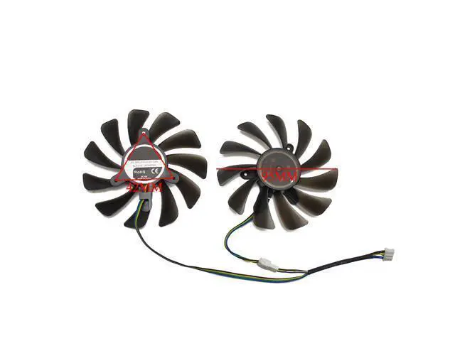 Alt view image 3 of 4 - 95mm GAA8S2U 42MM 4Pin Cooler Fan Replacement ZOTAC GTX 1070 1080 Ti GTX 1070Ti 1080Ti AMP Edition Graphics Card Cooling Fan