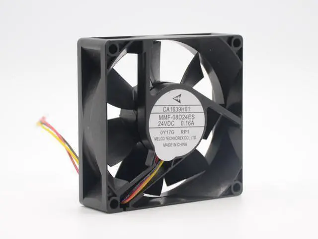 Main image of melco MMF-08D24ES RP1 for Mitsubishi A740 inverter fan CA1639H01 8025 80mm 8cm 24V 0.16A cooling fan cooler