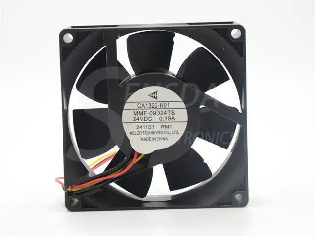 Alt view image 2 of 6 - For Mitsubishi inverter fan CA1322-H01 Melco MMF-09D24TS RM1 9025 DC24V 0.19A 9CM cooling fan