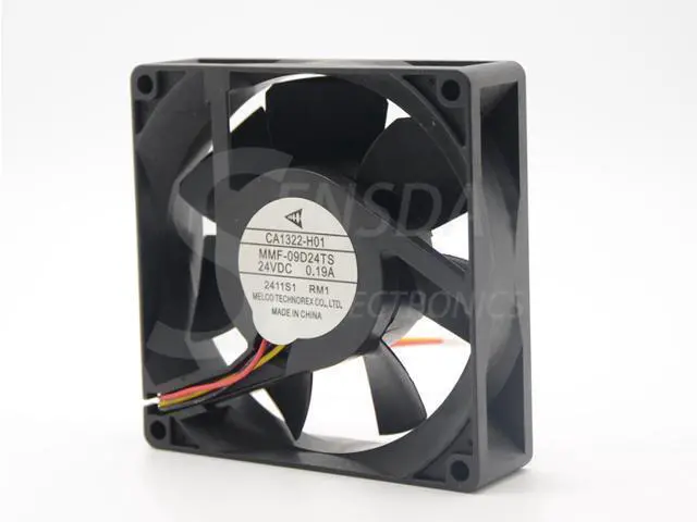 Alt view image 3 of 6 - For Mitsubishi inverter fan CA1322-H01 Melco MMF-09D24TS RM1 9025 DC24V 0.19A 9CM cooling fan
