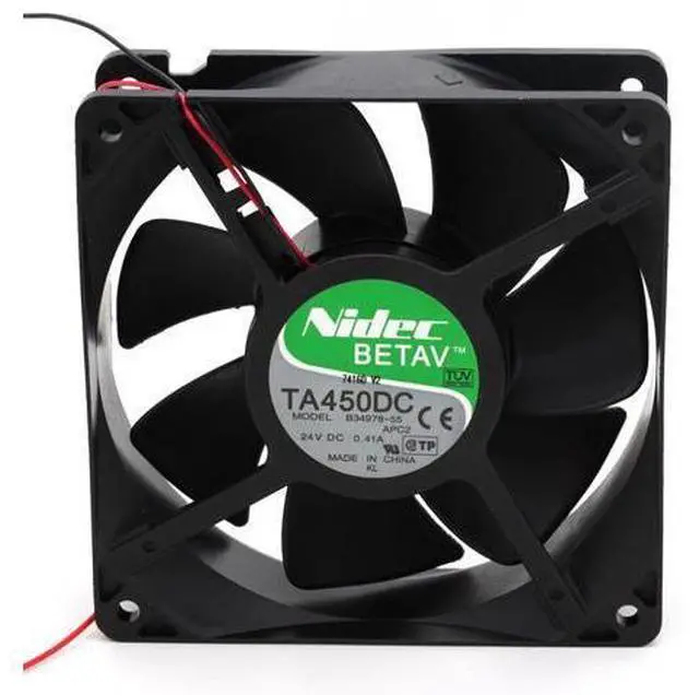 Main image of NIDEC TA450DC B34978-55 12038 12cm 120mm 24V 0.41A Server Inverter axial fan 1901 case cooler cpu fan 120*38mm
