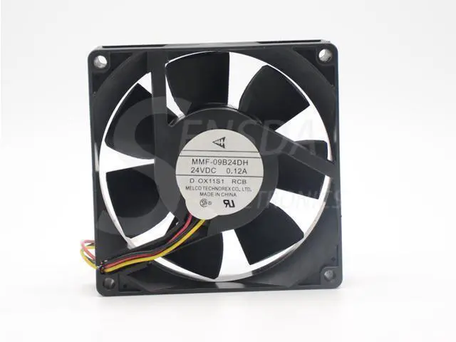 Alt view image 2 of 6 - Melco MMF-09B24DH RCB For Fuji inverter fan 9025 9225 DC 24V 0.12A server fan