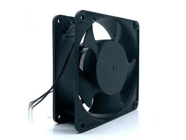 Alt view image 3 of 4 - 380V 120mm 12cm Case Fan 12038 380VAC SJ1238HA3 Industrial Cabinet Distribution Box 12cm Axial Cooling Fan
