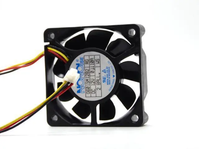 Alt view image 3 of 6 - Nonoise G6015M12B2 6015 DC 12V 0.110A For Samsung DMD Fan HLN5065 HLN5665 HLN6165 HLN467 TV fan 6cm cpu cooler