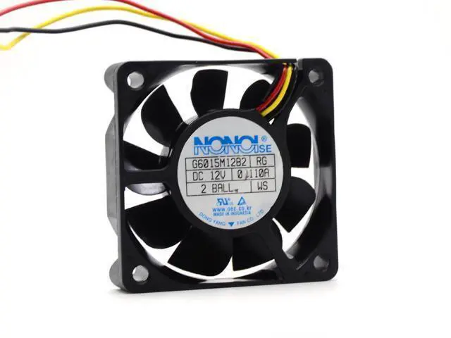 Alt view image 2 of 6 - Nonoise G6015M12B2 6015 DC 12V 0.110A For Samsung DMD Fan HLN5065 HLN5665 HLN6165 HLN467 TV fan 6cm cpu cooler