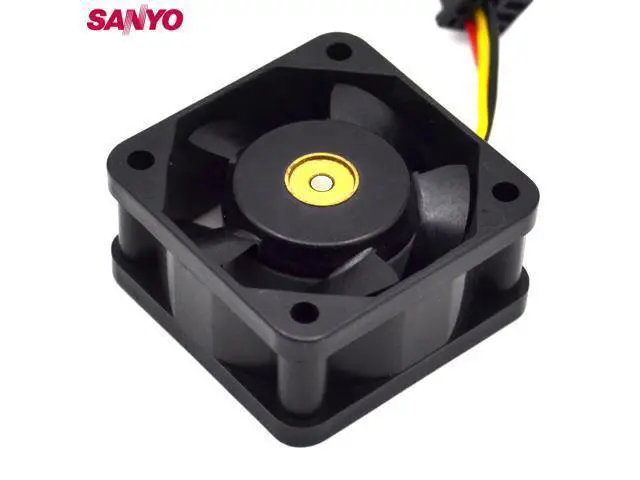Alt view image 6 of 6 - DC 24V 0.07A 109P0424H6D14 3 wire 40*40*20MM cooling fan