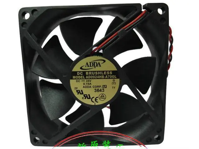 Alt view image 2 of 2 - AD0924HB-A70GL ADDA 9CM AD0924UB-A71GL Cooling fan