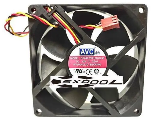 Main image of 92mm Case Fan AVC 9225 DS09225R12MC238 12V 0.3A 3 Wires Cooling