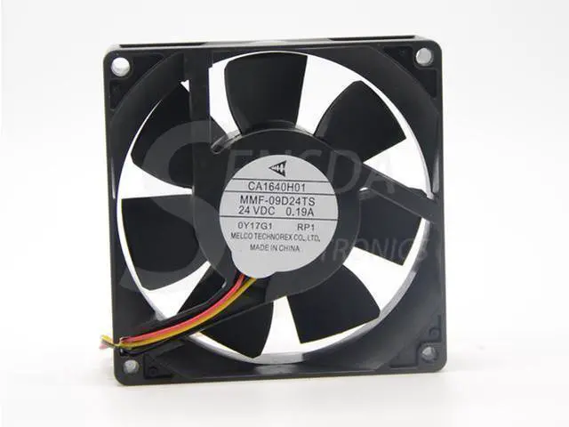 Alt view image 2 of 7 - New original Melco CA1640H01 MMF-09D24TS RP1 9225 9025 9cm DC 24V 0.19A For Mitsubishi A740 F740 cooling fan PLC ABB cooler