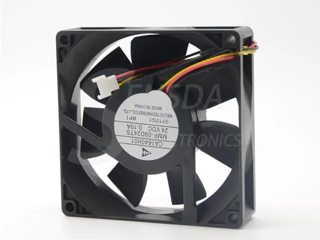 Alt view image 3 of 7 - New original Melco CA1640H01 MMF-09D24TS RP1 9225 9025 9cm DC 24V 0.19A For Mitsubishi A740 F740 cooling fan PLC ABB cooler