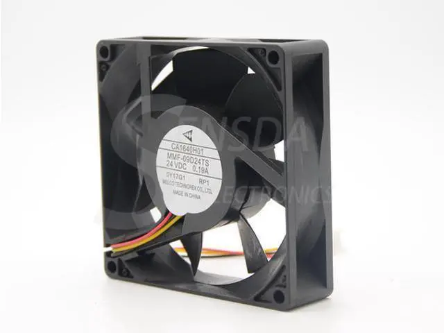 Alt view image 4 of 7 - New original Melco CA1640H01 MMF-09D24TS RP1 9225 9025 9cm DC 24V 0.19A For Mitsubishi A740 F740 cooling fan PLC ABB cooler