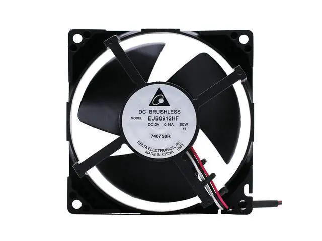 Alt view image 2 of 4 - For Samsung refrigerator DELTA EUB0912HF 92mm 12V 0.16A built-in cooling fan