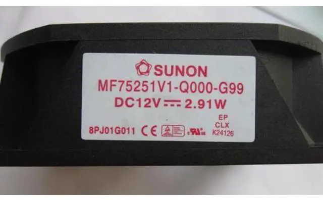 Alt view image 2 of 4 - Original SUNON MF75251V1-Q000-G99 DC 12V 2.91W 3-wires Projector Cooling Fan