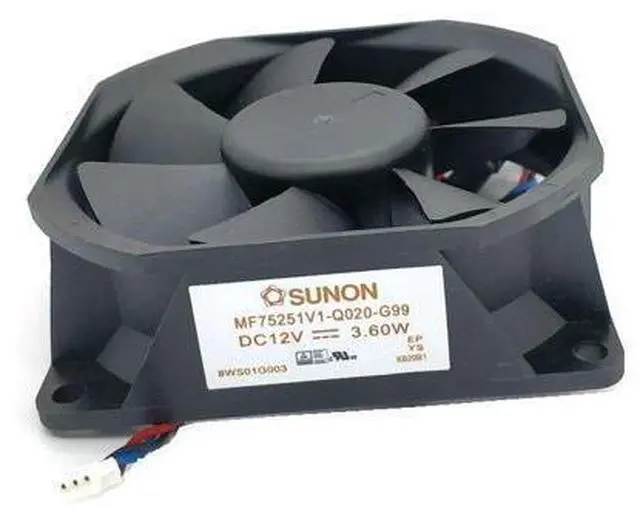 Alt view image 3 of 4 - Original SUNON MF75251V1-Q000-G99 DC 12V 2.91W 3-wires Projector Cooling Fan