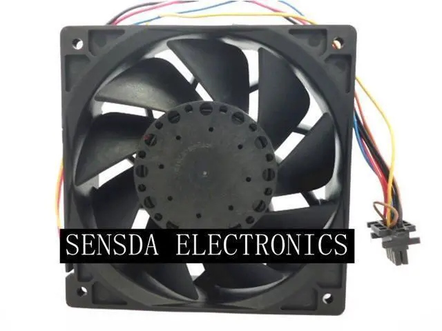 Alt view image 3 of 3 - Delta PFR1212DHE 12V 12038 5.2A 7400RPM 254CFM 68.5DBA super car booster violence 120*120*38mm cooling fan 4-Pin