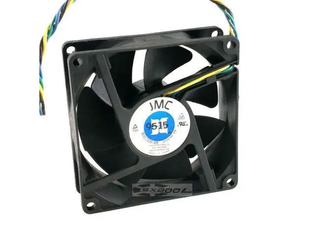 Alt view image 2 of 5 - JMC 8025 8025-12HB APM 12V 0.23A 4 Wires 4 Pins Connector V26815-B116-V52 812611PW-11 Cooling fan