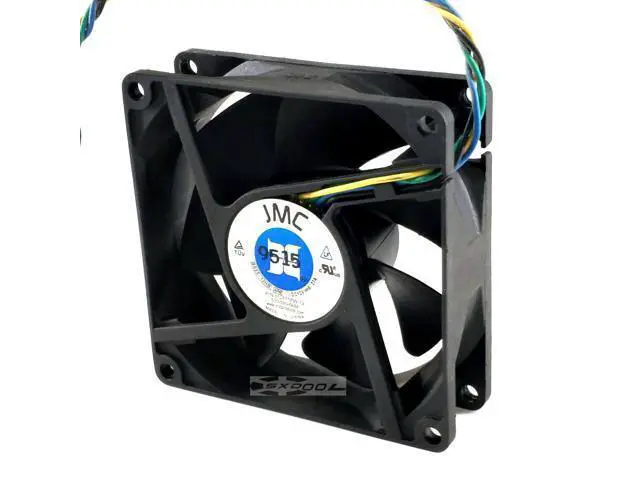 Alt view image 3 of 5 - JMC 8025 8025-12HB APM 12V 0.23A 4 Wires 4 Pins Connector V26815-B116-V52 812611PW-11 Cooling fan