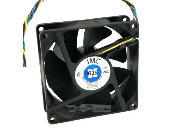 Alt view image 5 of 5 - JMC 8025 8025-12HB APM 12V 0.23A 4 Wires 4 Pins Connector V26815-B116-V52 812611PW-11 Cooling fan