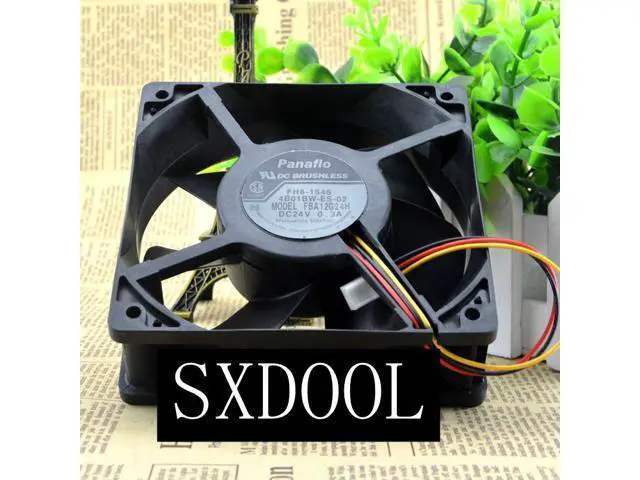Alt view image 2 of 3 - Original panaflo FBA12G24H 12CM 12038 DC24V 0.3A inverter fan 120X38 mm 3-wire 3-pin