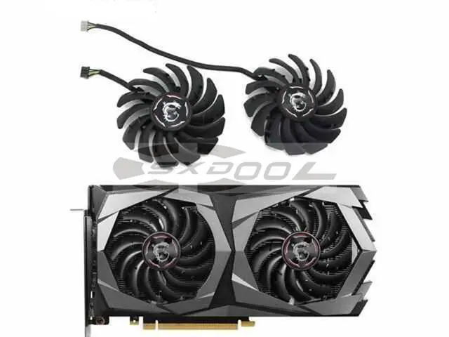 Alt view image 5 of 5 - 87MM PLD09210S12HH DC12V 0.40A 4PIN For RTX2060 graphics fan MSI Geforce RTX 2060 Super GAMING X Graphics Card Fan