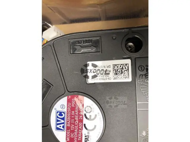 Alt view image 3 of 5 - New original For Dell Optiplex 3050 5050 7050 SFF Desktop Radiator Fan 7D86K AVC BAZB0925R2U DC12V 1.0A 24CFM