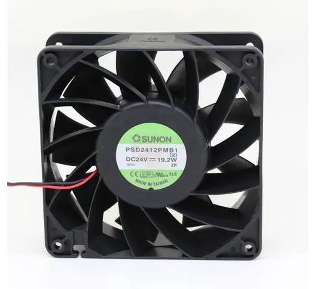 Main image of 12cm New Original SUNON PSD2412PMB1 120x38mm 12038 120mm DC 24V 19.2W server inverter axial Cooling Fans case cooler