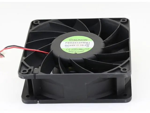 Alt view image 3 of 7 - 12cm New Original SUNON PSD2412PMB1 120x38mm 12038 120mm DC 24V 19.2W server inverter axial Cooling Fans case cooler