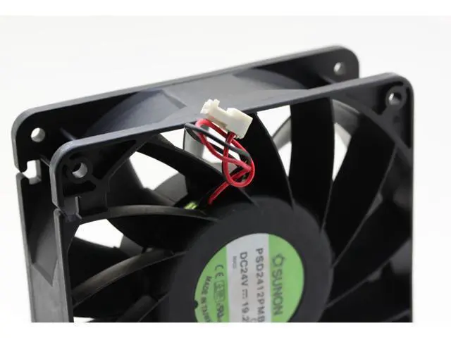 Alt view image 5 of 7 - 12cm New Original SUNON PSD2412PMB1 120x38mm 12038 120mm DC 24V 19.2W server inverter axial Cooling Fans case cooler