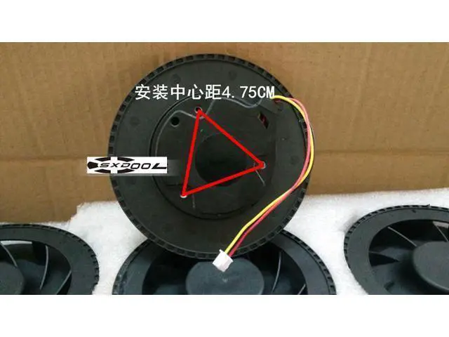 Alt view image 4 of 4 - Diameter 12cm Round Cooling Fan 12V Delefun Air Purifier Silent Fan Adjustable Power Supply w/controller