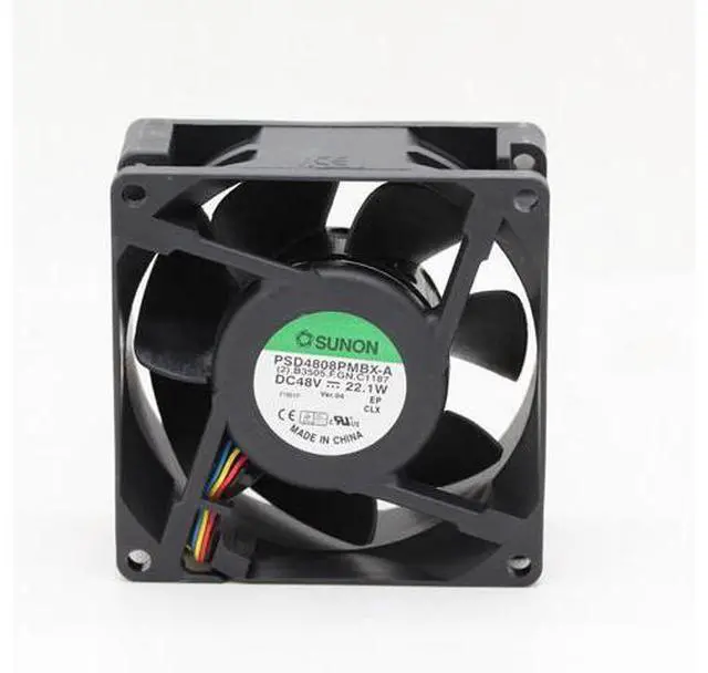 Main image of SUNON PSD4808PMBX-A 80*80*38MM 8038 8cm DC 48V 22.1W Server Square inverter axial cooling Fans case cooler