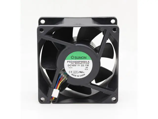 Alt view image 2 of 6 - SUNON PSD4808PMBX-A 80*80*38MM 8038 8cm DC 48V 22.1W Server Square inverter axial cooling Fans case cooler