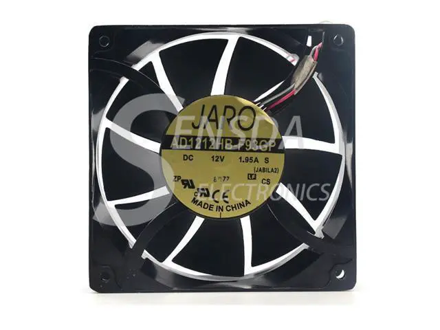 Alt view image 3 of 4 - ADDA JARO AD1212HB-F93GP 12cm 38mm 12038 New original 200CFM PC Cooling fan 3pin Metal 4 Screws Ball Bg 330* 12V 1.95A 200CFM PC Cooler 3pin Metal 4 Screws Ball Bg