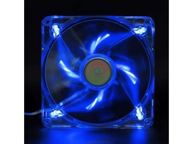 Alt view image 4 of 5 - NEW R4-L4S-10AB-GP A14025-10CB-3BN-F1 Cooler Master 14CM 140mm blue LED computer case radiator fan 14025 12V New design of LED independent control switch DF1402512SEDN