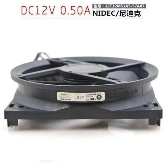 Alt view image 5 of 5 - Original NIDEC I12T12MS1A5-57A07 12V 0.50A CPU high air volume industrial chassis cooling