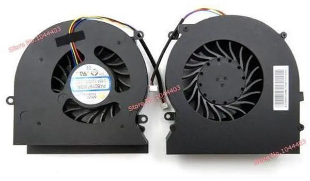 Main image of New Laptop CPU Cooling Fan For MSI GT62VR 6RD GT62VR 6RE GT62VR 7RE Dominator Pro 16L1 16L2 CPU GPU Fan 12V 0.65A 4-Pins