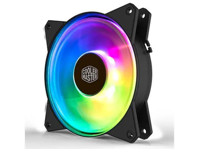 Alt view image 2 of 5 - Cooler Master MF120 ARGB 12cm RGB 5V/3PIN Computer Case Quiet PWM Fan PC Radiator CPU Cooler Water Cooling 120mm Replaces Fans