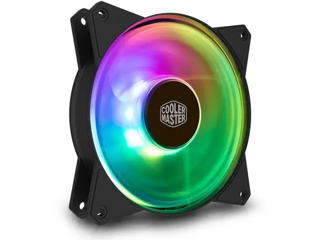 Alt view image 4 of 5 - Cooler Master MF120 ARGB 12cm RGB 5V/3PIN Computer Case Quiet PWM Fan PC Radiator CPU Cooler Water Cooling 120mm Replaces Fans
